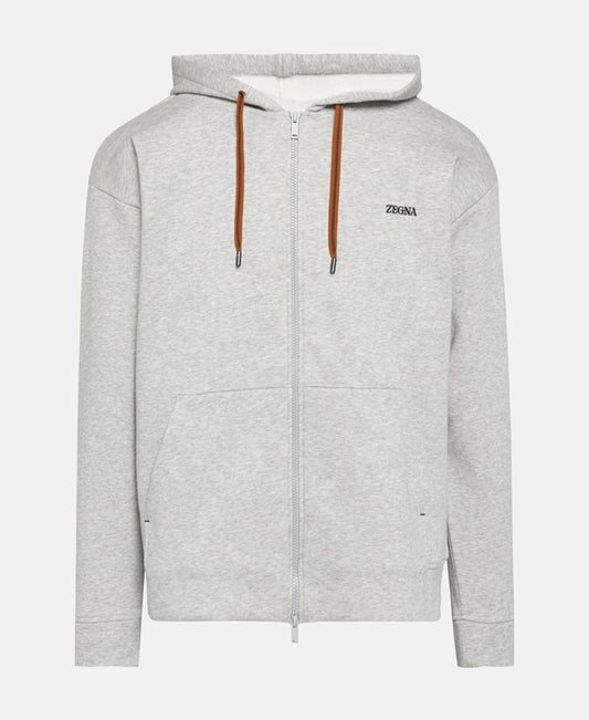 hooded sweat jacket