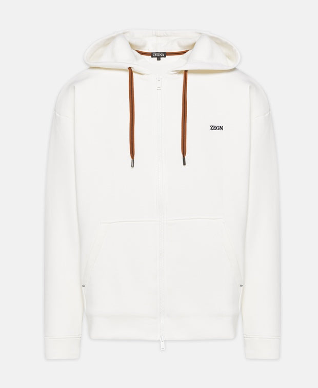 hooded sweat jacket