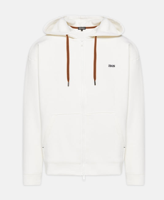 hooded sweat jacket