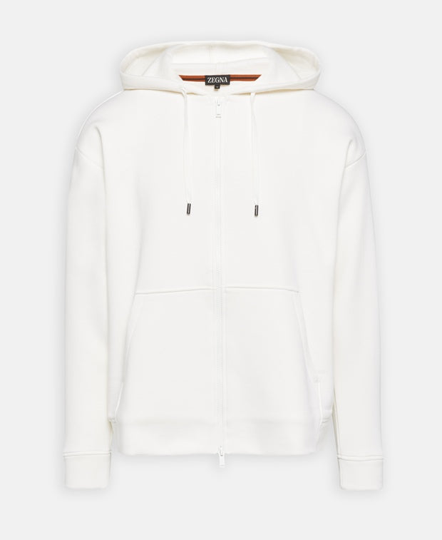 hooded sweat jacket