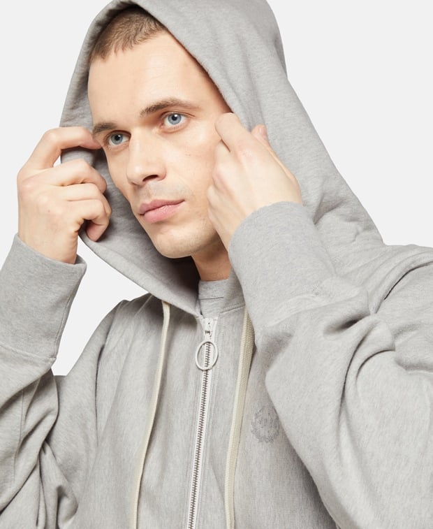 hooded sweat jacket