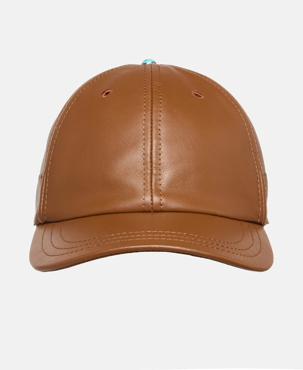 Leather cap