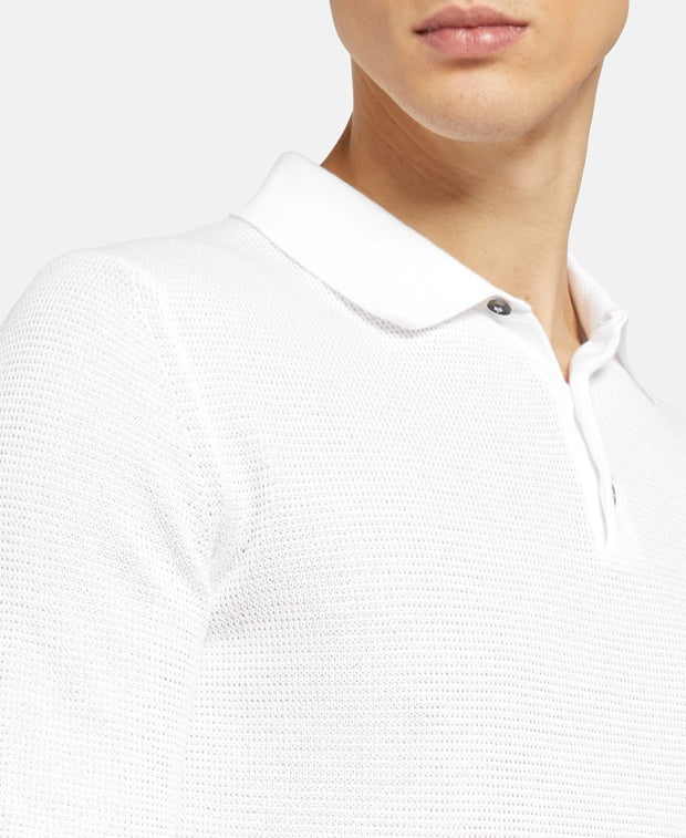 Knitted polo shirt