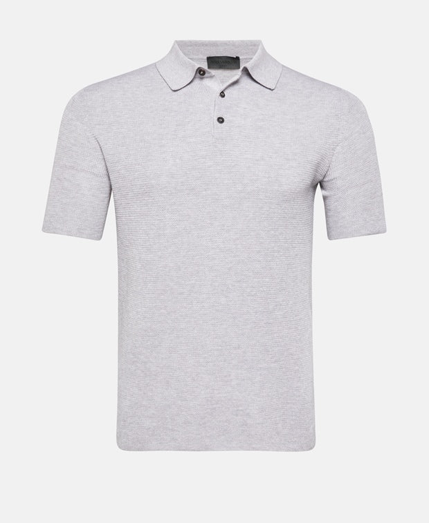 Knitted polo shirt
