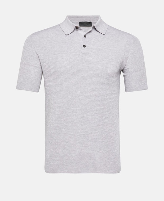 Knitted polo shirt