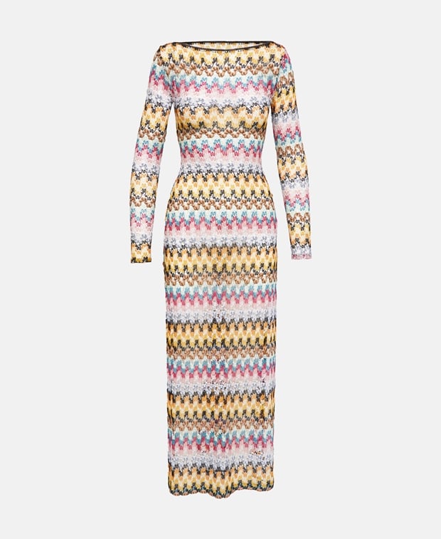 Missoni Crochet dress Beige