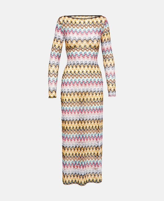 Missoni Crochet dress Beige