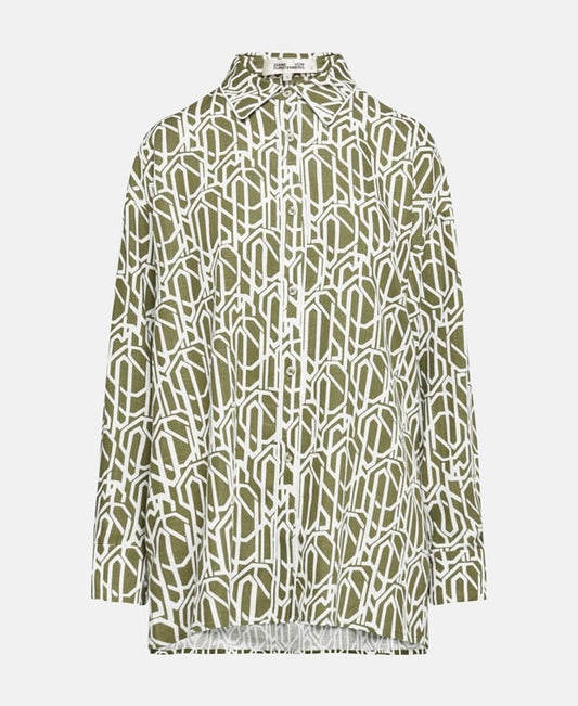 Diane von Furstenberg Leisure blouse Moss