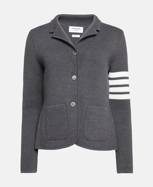 Thom Browne Knitted suit jacket Dark Grey