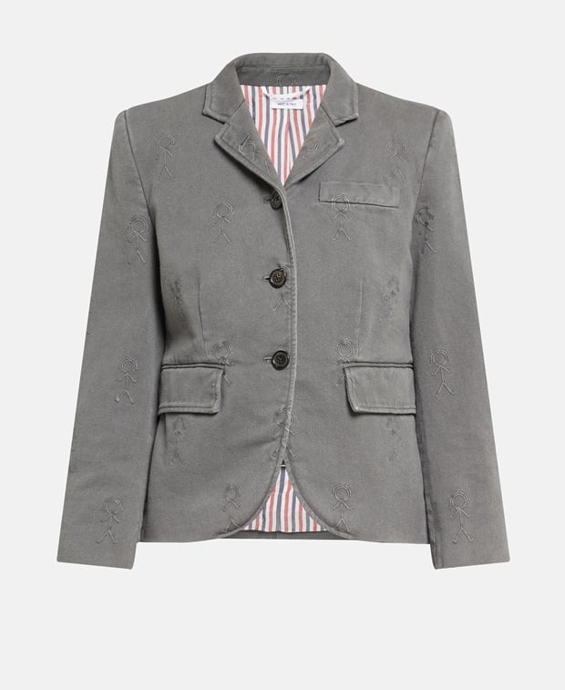 Thom Browne Casual blazer Medium Grey