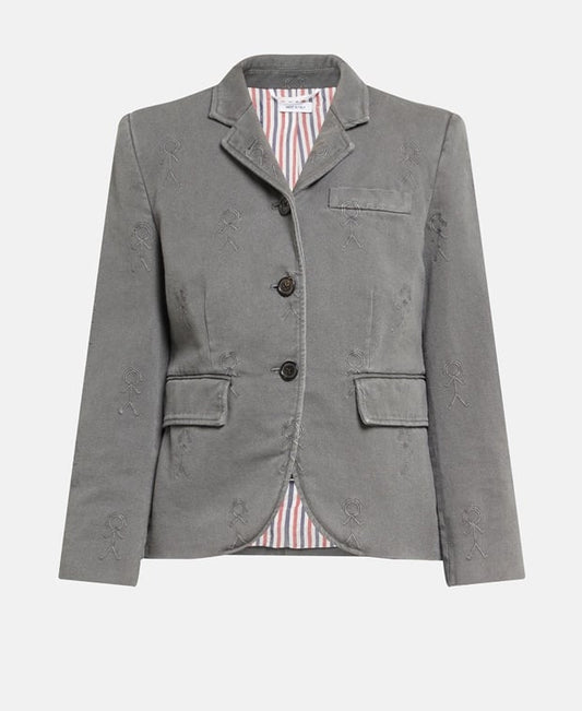 Thom Browne Casual blazer Medium Grey