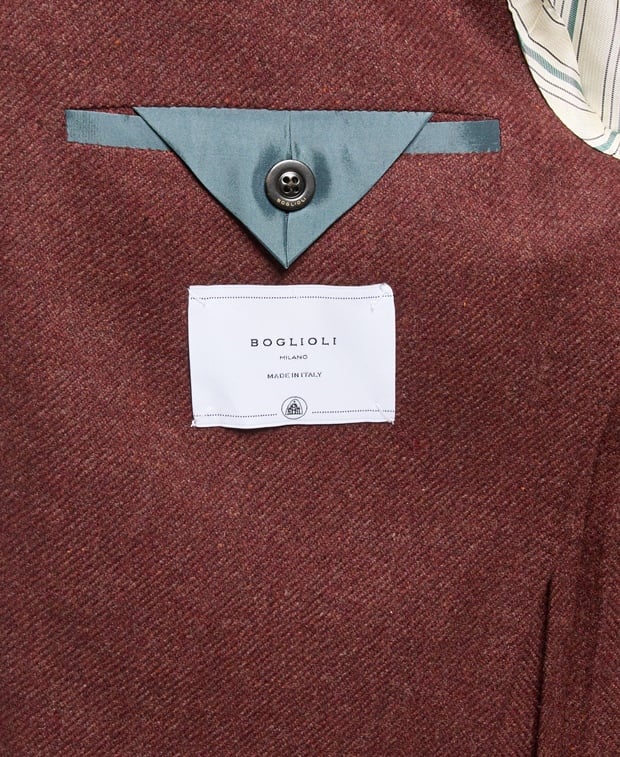 Boglioli Wool suit jacket Russet