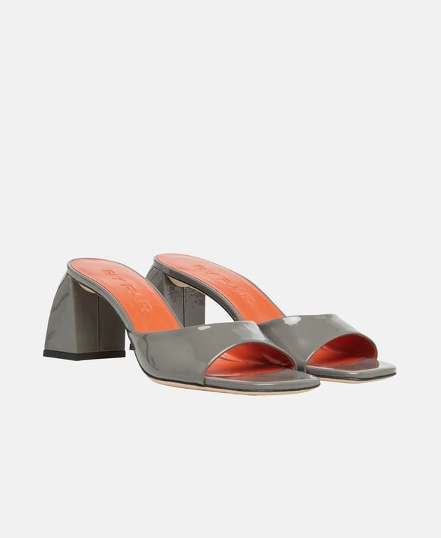 By Far Mules Romy Cement