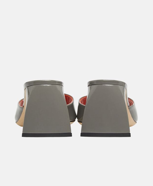 By Far Mules Romy Cement