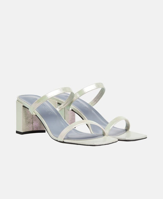 By Far Tanya Heeled sandals Silver