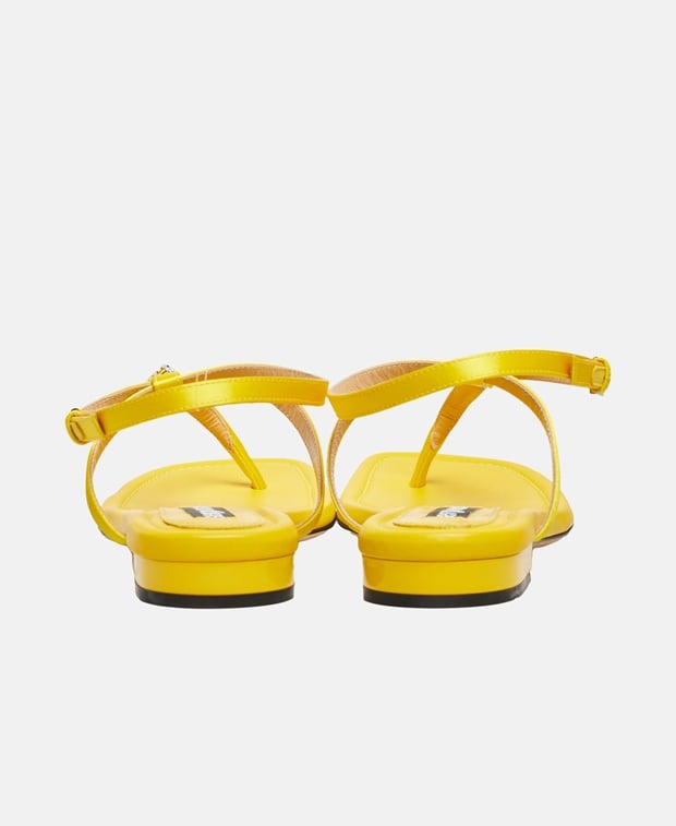 Sergio Rossi Ankle strap sandals Yellow