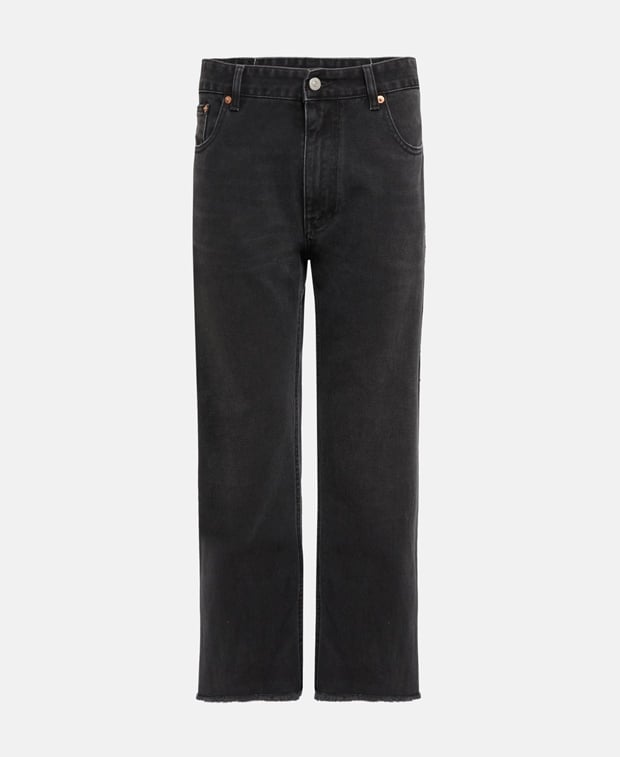 MM6 Maison Margiela Straight leg jeans Caviar Black