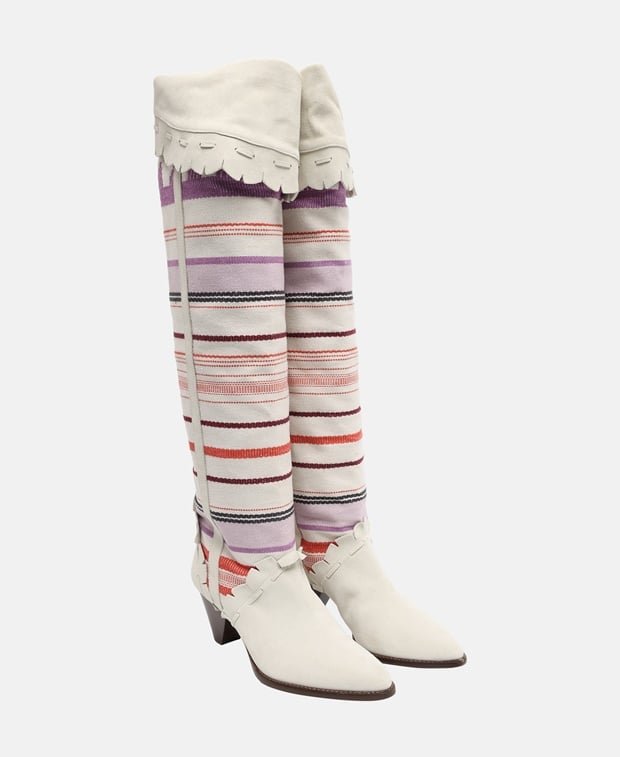 Isabel Marant Cowboy boots Ecru