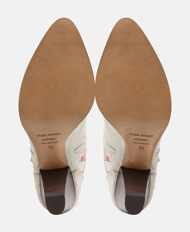 Isabel Marant Cowboy boots Ecru