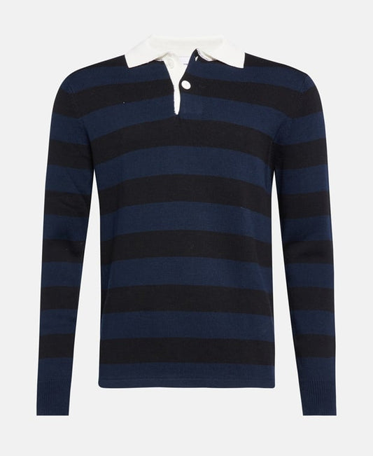 Knitted polo shirt