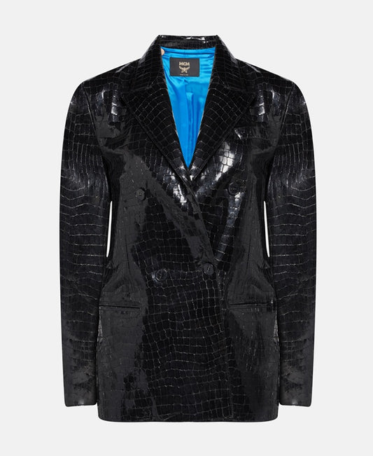 MCM Leather blazer