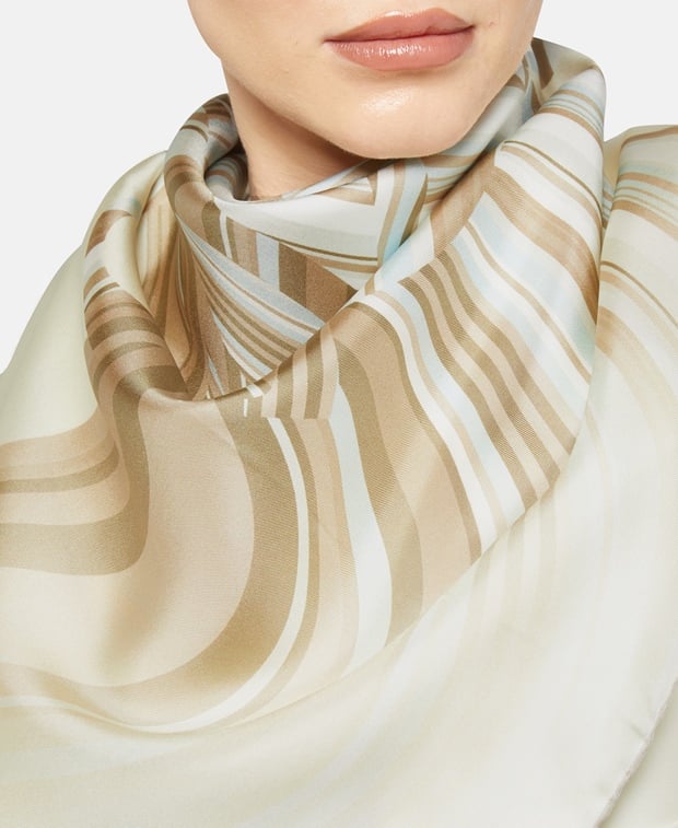 Elie Saab Silk square scarf