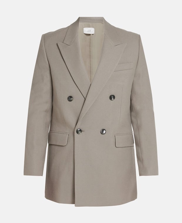 Ami Paris Blazer with flap pockets Brown