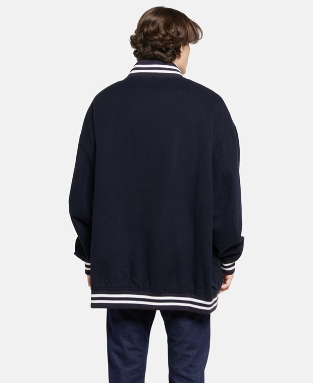 Valentino Garavani Wool blouson Dark Blue