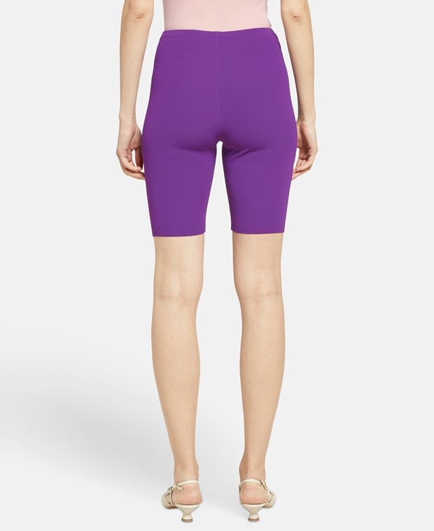 Valentino Garavani Knitted shorts Purple