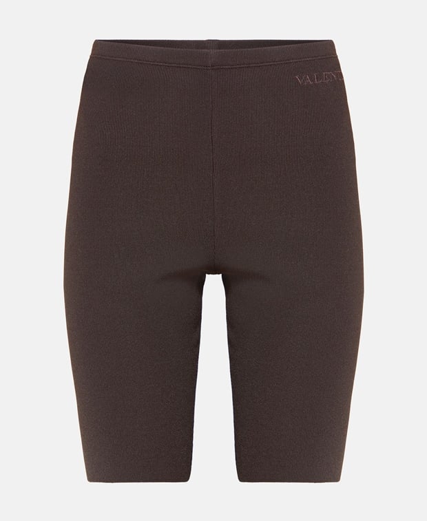 Valentino Garavani Knitted shorts Brown