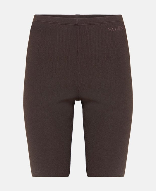 Valentino Garavani Knitted shorts Brown