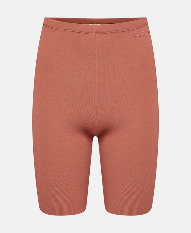 Valentino Garavani Knitted shorts Camel