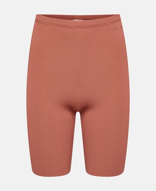 Valentino Garavani Knitted shorts Camel