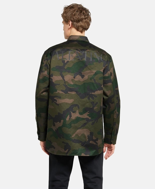 Valentino Garavani Shacket Dark Green