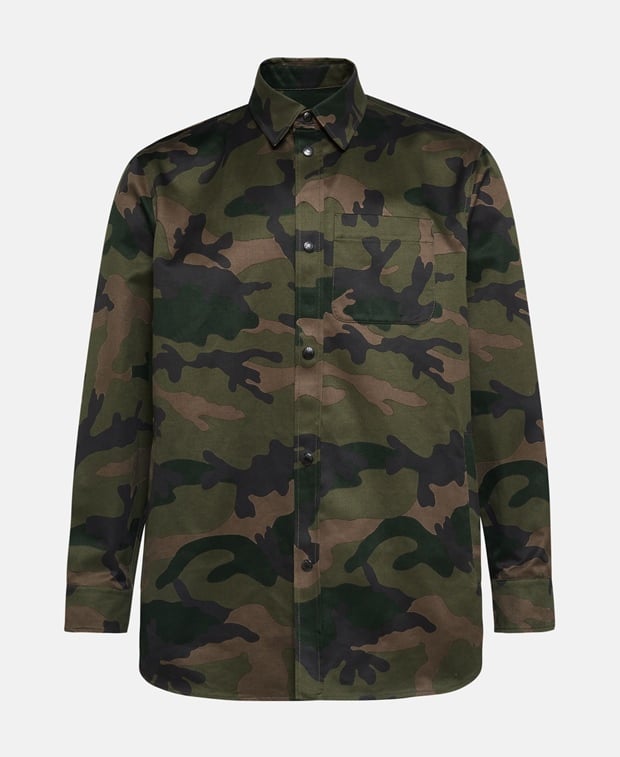 Valentino Garavani Shacket Dark Green