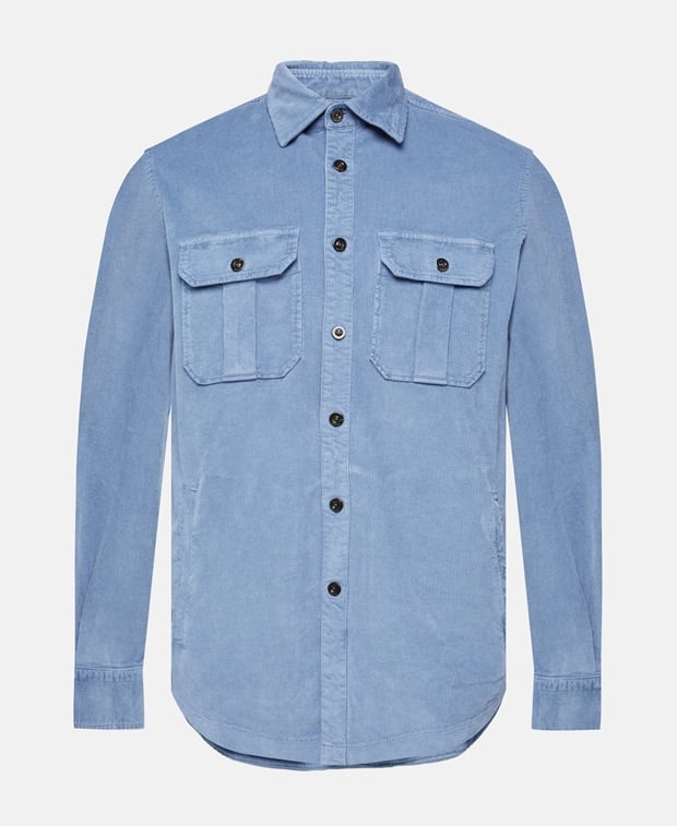 Boglioli Corduroy shirt Blue