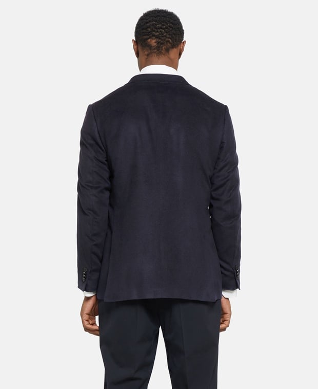 Zegna Silk suit jacket Blue