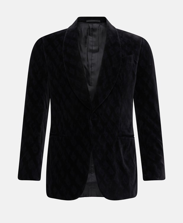 Zegna Velvet blazer Black