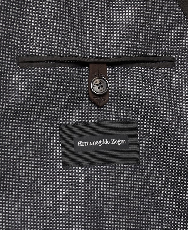 Zegna Silk suit jacket Grey