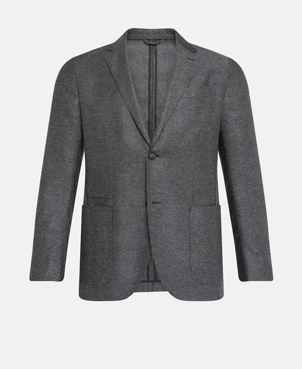 Silk suit jacket