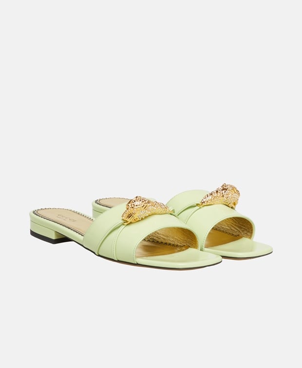 Gucci Regent Mules Green
