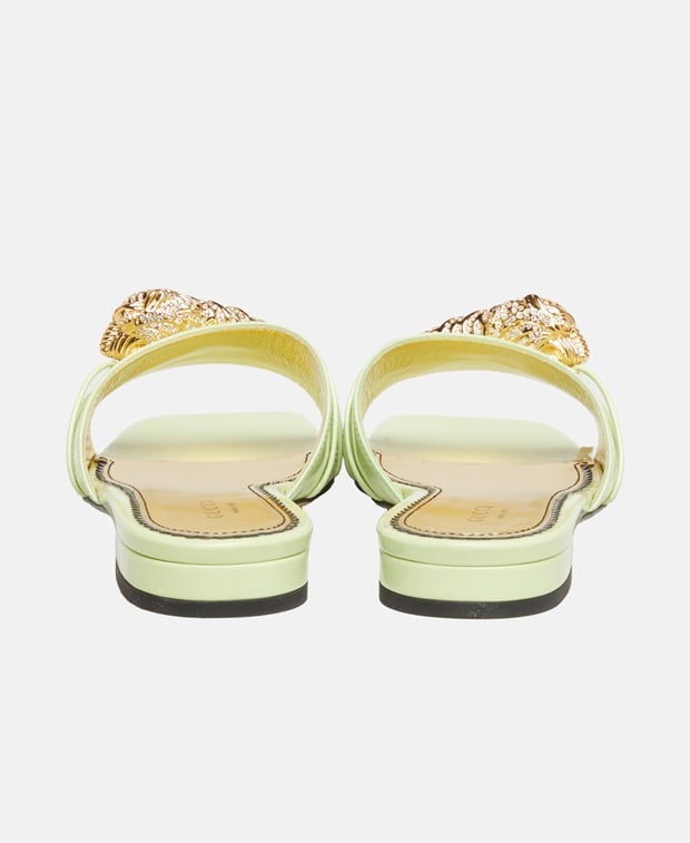 Gucci Regent Mules Green