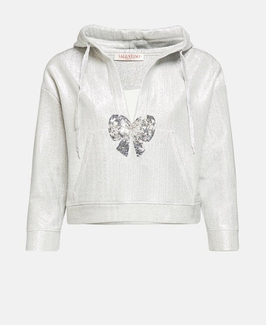Valentino Garavani Hoodie Silver