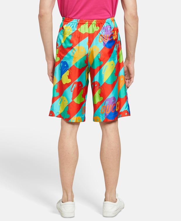 Gucci Silk shorts Red