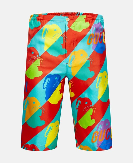 Gucci Silk shorts Red