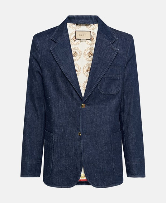 Denim blazer