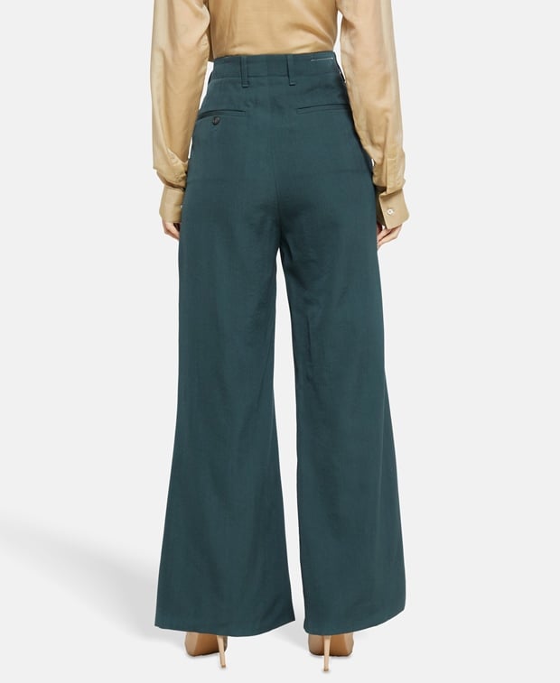 MM6 Maison Margiela Flared trousers Petrol