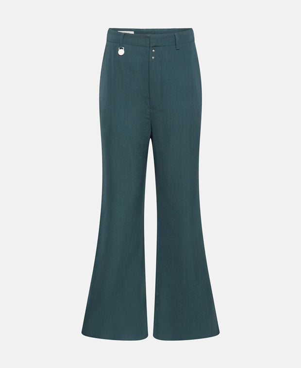MM6 Maison Margiela Flared trousers Petrol
