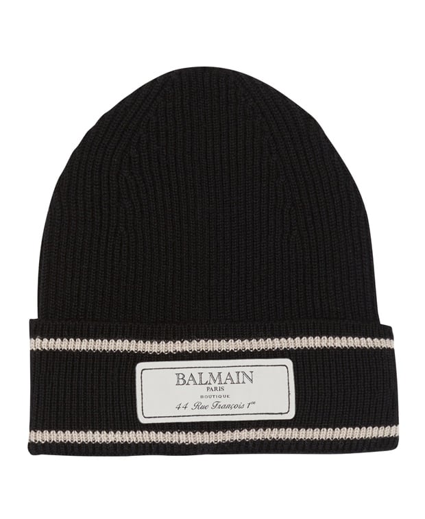 Balmain Beanie Black