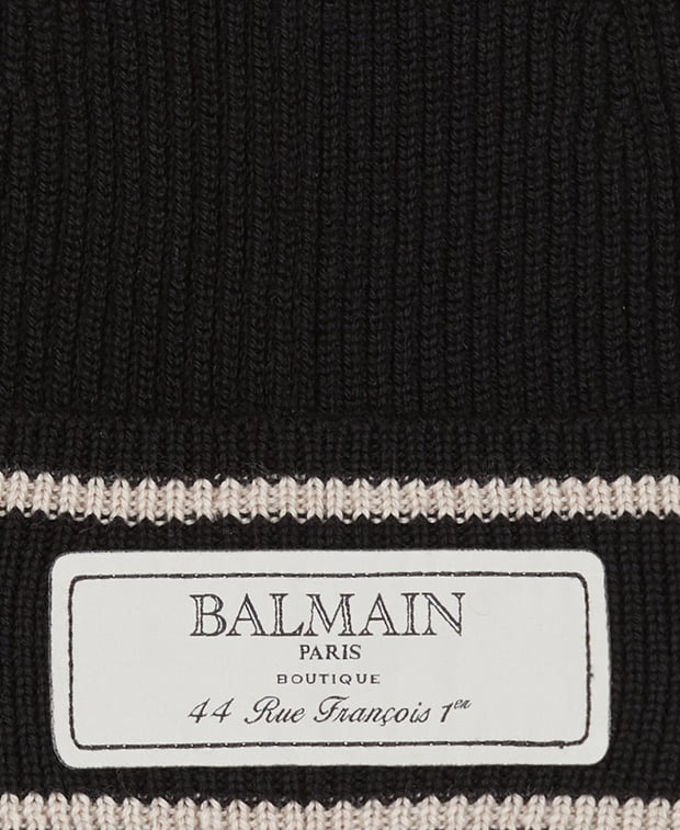 Balmain Beanie Black